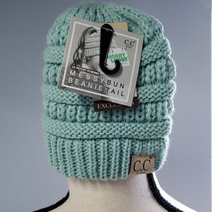 CC Kids' Messy Bun Beanie